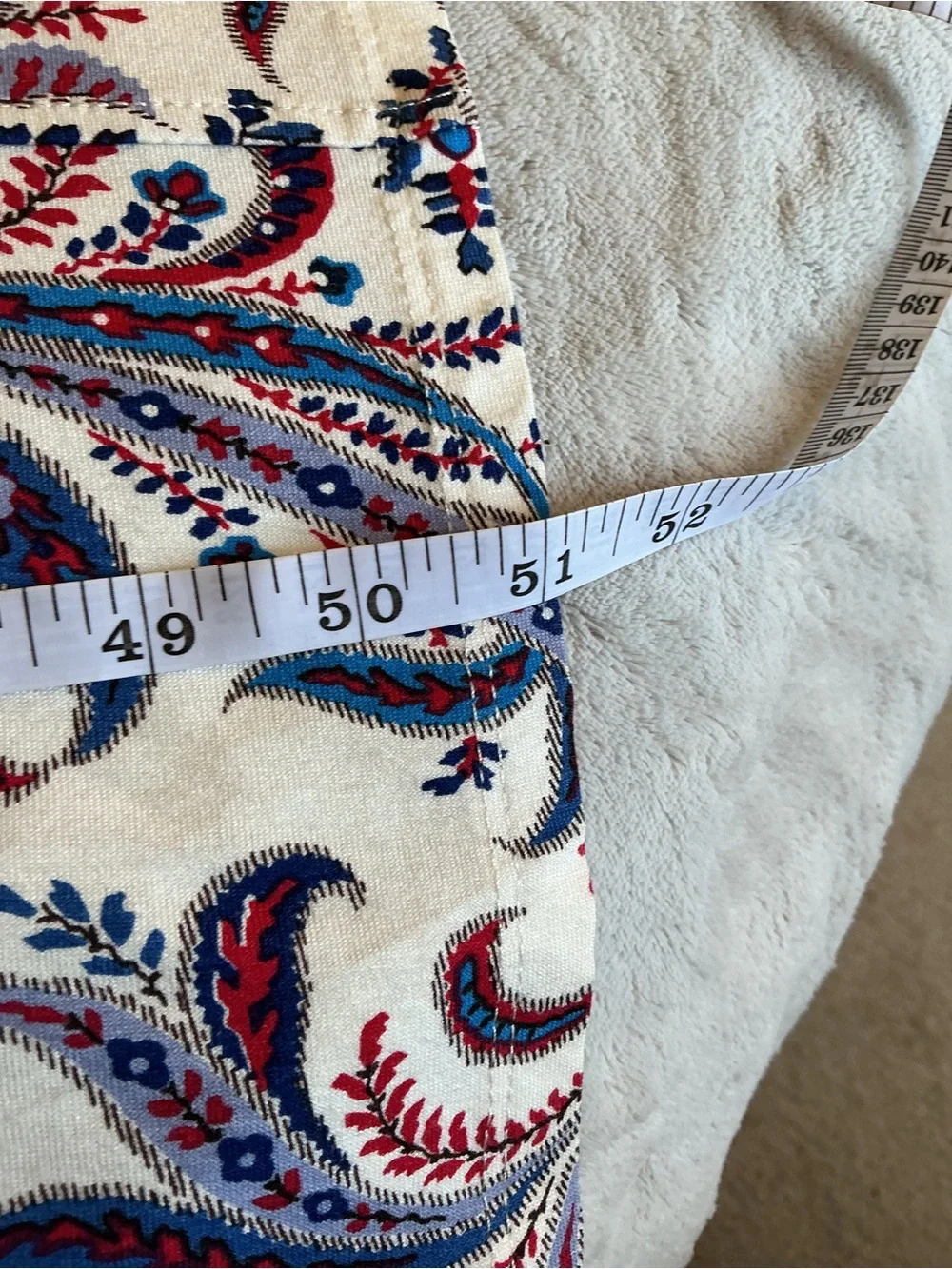 Christopher & Banks Women’s Paisley Maxi V-Neck Multicolored Lined Dress Size XL